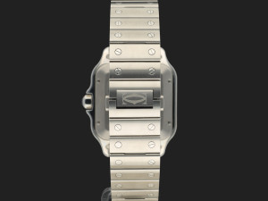 Cartier Santos Large Date Steel Roman Dial WSSA0018 NEW