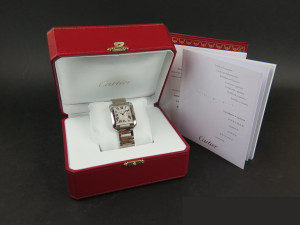 Cartier Anglaise Rosegold/Steel  Silver Dial W5310007