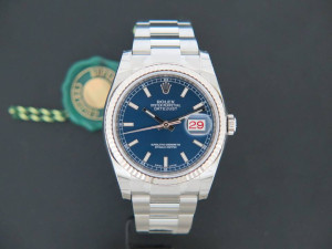 Rolex Datejust Blue Dial NEW 116234