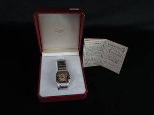 Cartier Santos Galbee Gold/Steel 187901