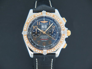 Breitling Crosswind Special Gold/Steel Diamond Bezel B44356