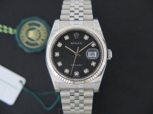 Rolex Datejust Black Diamond Dial NEW 116234 