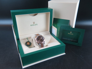 Rolex Datejust 41 Everose/Steel Choco Dial 126331 