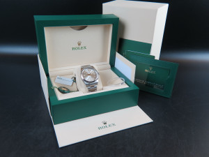 Rolex Oyster Perpetual 41 Silver Dial 124300 NEW