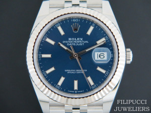 Rolex Datejust 41 Blue Dial 126334 NEW
