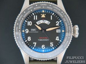IWC Pilot's Watch Timezoner Spitfire NEW IW395501