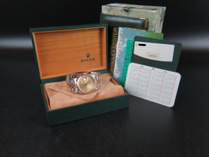Rolex Datejust Gold/Steel Champagne Diamond Dial 16233