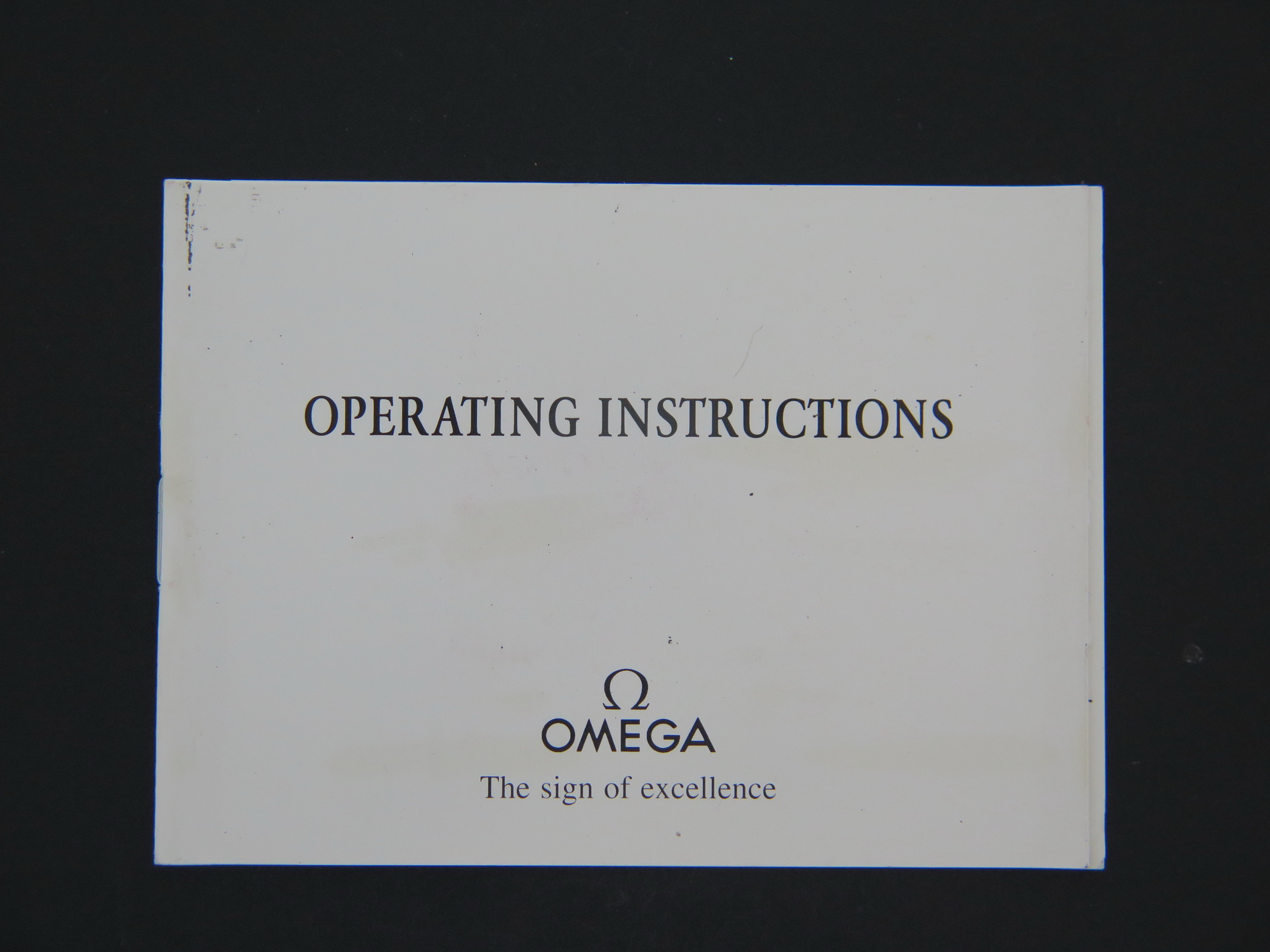 Omega Operating Instructions Booklet for cal. 1378 1436 1450 1459 1470 Parts Filipucci Jewelers Maastricht
