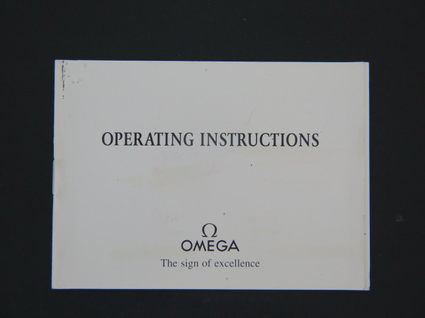 Omega - Operating Instructions Booklet for cal. 1378-1436/1450-1459/1470