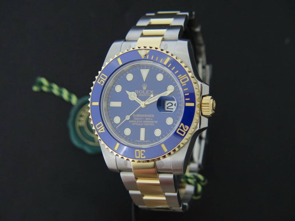 Submariner blue hotsell gold steel