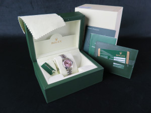 Rolex Lady-Datejust 26 Pink Roman Dial 179174
