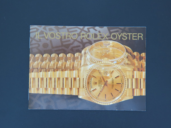 Rolex - Oyster Booklet Italian