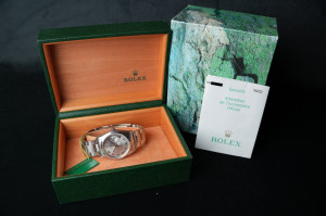 Rolex Datejust 36 Rhodium Roman Dial 16200  
