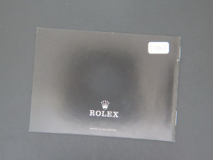 Rolex Datejust Booklet English