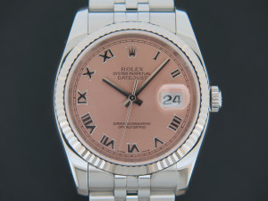 Rolex Datejust Pink Roman Dial 116234