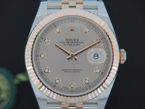 Rolex Datejust II Rose gold / Steel Diamond Dial Newest Model 41 NEW
