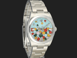 Rolex Oyster Perpetual 36 Turquoise Celebration Dial 126000 NEW