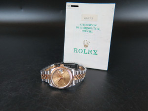 Rolex Datejust 31 Champagne Dial 68273