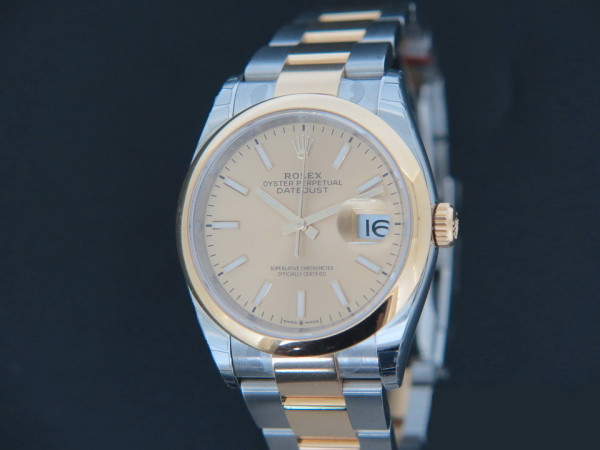 Rolex - Datejust Gold/Steel Champagne Dial NEW 126203