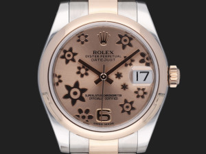 Rolex Datejust 31 Everose/Steel Pink Flower Dial 178241