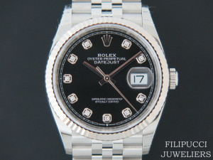 Rolex Datejust 126234 Black Diamond Dial NEW MODEL 