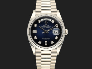 Rolex Day-Date White Gold Vignette Diamond Dial 128239