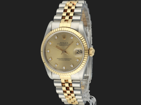 Rolex - Datejust 31 Champagne Diamond Dial 68273