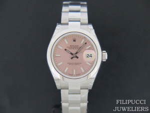 Rolex Datejust Lady 28 Pink Dial NEW 279160 