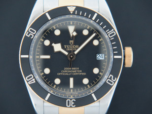 Tudor Heritage Black Bay 41 Gold / Steel Black Dial 79733N