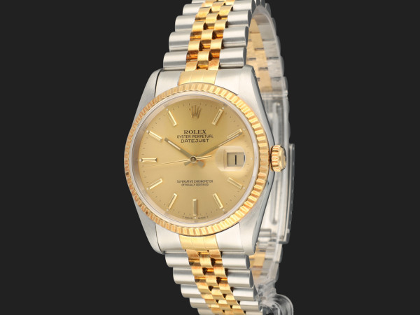 Rolex - Datejust Gold/Steel Champagne Dial 16233
