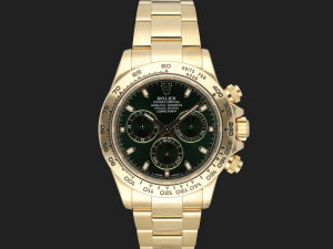 Rolex Daytona Yellow Gold Green Dial 116508