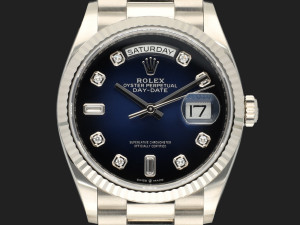 Rolex Day-Date White Gold Vignette Diamond Dial 128239