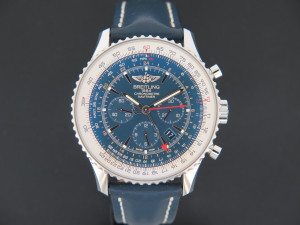Breitling Navitimer World GMT Blue Dial Aurora Limited Edition AB04411A/C937