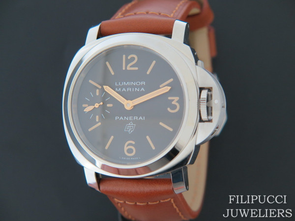 Panerai - Luminor Marina Logo Acciaio NEW  