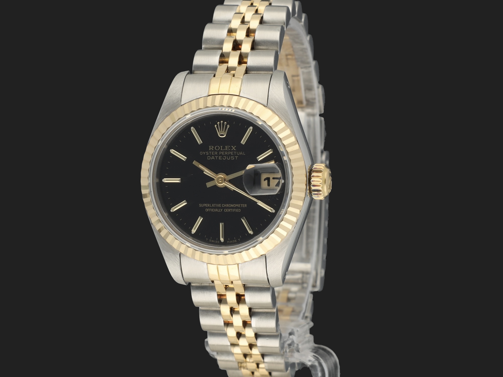 Rolex Lady Datejust 26 Black Dial 69173 Watches Filipucci Juweliers