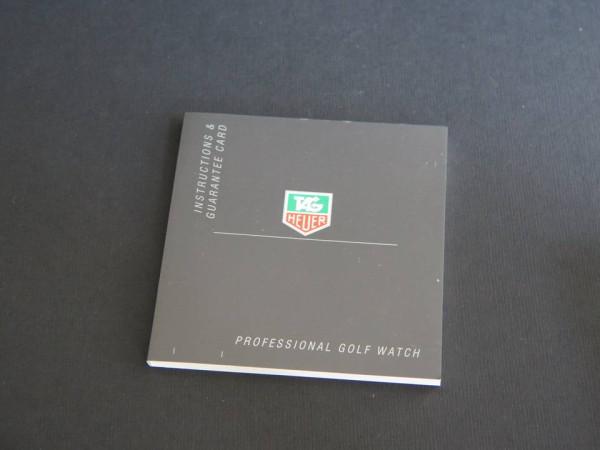 Tag Heuer - Instructions Professional Golf Watch Booklet