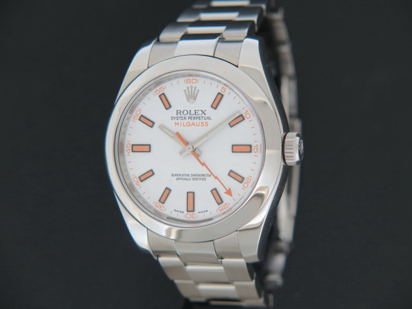 Rolex - Milgauss 116400 White Dial