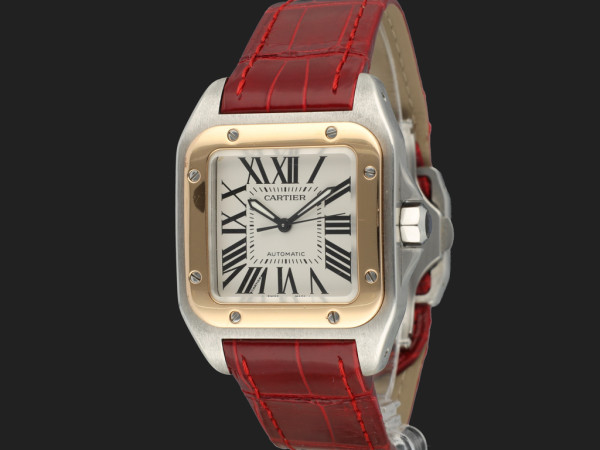 Cartier - Santos 100 MM Gold/Steel Automatic 2878 / W20107X7