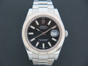 Rolex Datejust II Black  Dial 116334 