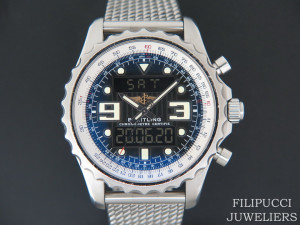 Breitling Chronospace Black Dial A78365