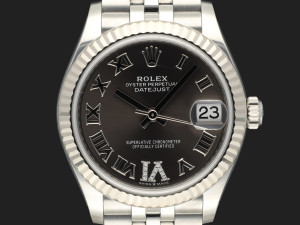 Rolex Datejust 31 Dark Grey Diamond Dial 278274