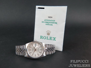 Rolex Datejust Silver Dial 16234  