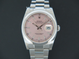 Rolex Datejust NEW 116200 Pink Dial  FULL STICKERS
