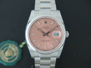 Rolex Date Pink Dial NEW 115200  