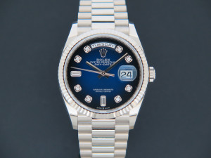 Rolex Day-Date White Gold Vignette Diamond Dial 128239