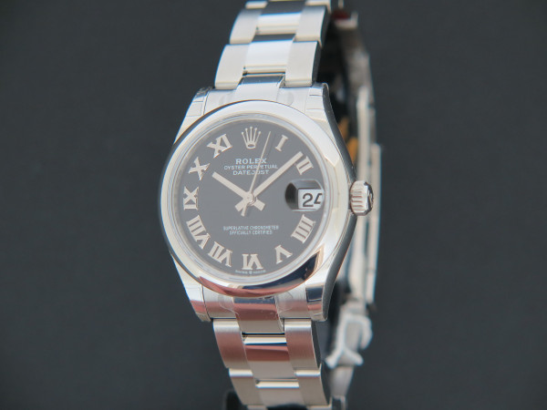 Rolex - Datejust 31 Black Roman Dial 278240 NEW FULL STICKERS