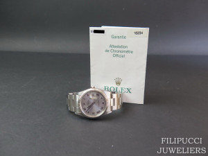 Rolex Datejust Silver Roman 16234