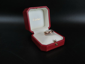 Cartier Trinity Diamond Ring Size 53