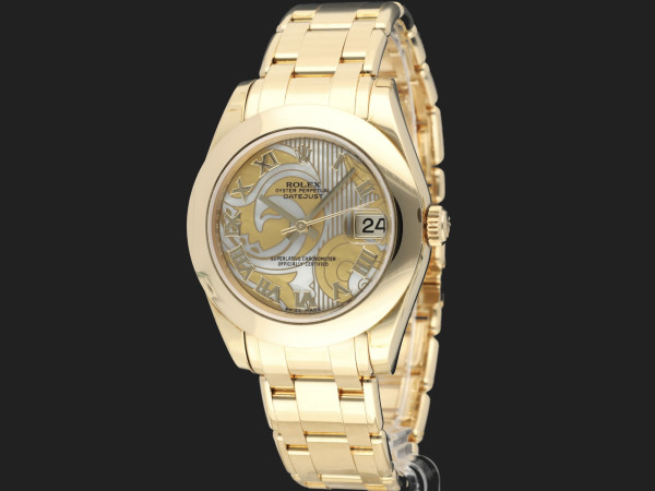 Rolex - Pearlmaster 34 Yellow Gold Goldust Dream MOP Dial 81208