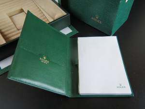 Rolex Box Set with Notebook